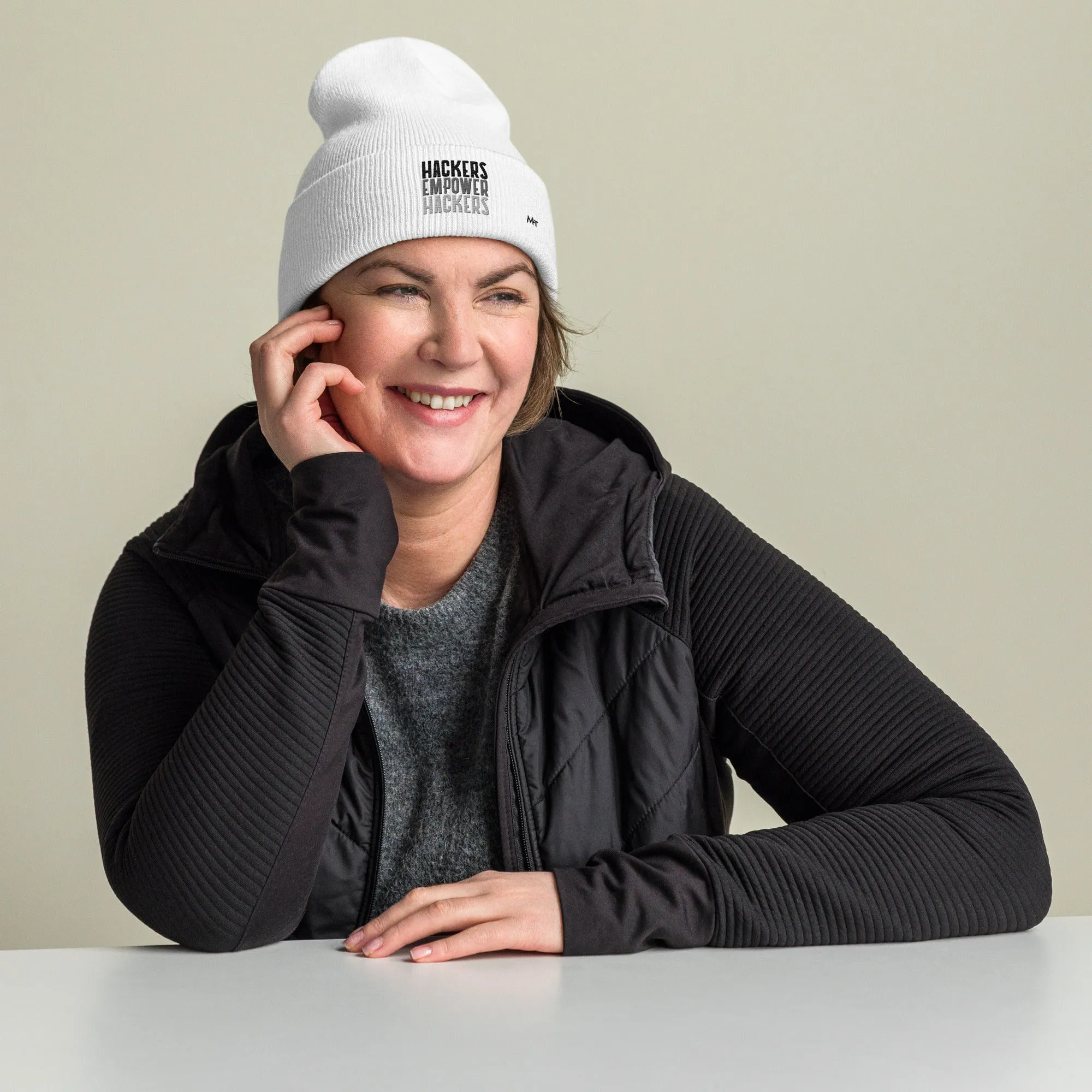 Hackers Empower Hackers - Cuffed Beanie