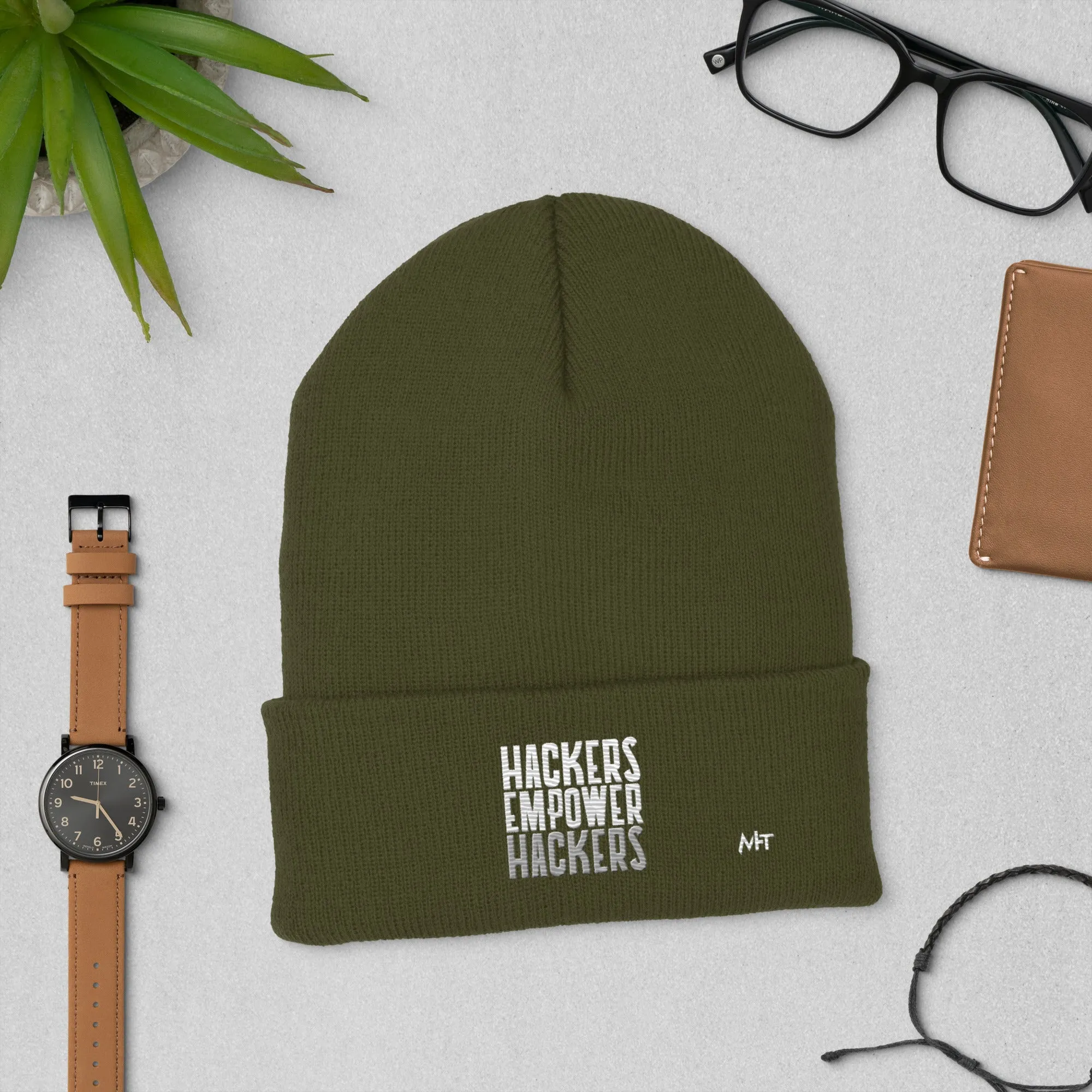 Hackers Empower Hackers - Cuffed Beanie