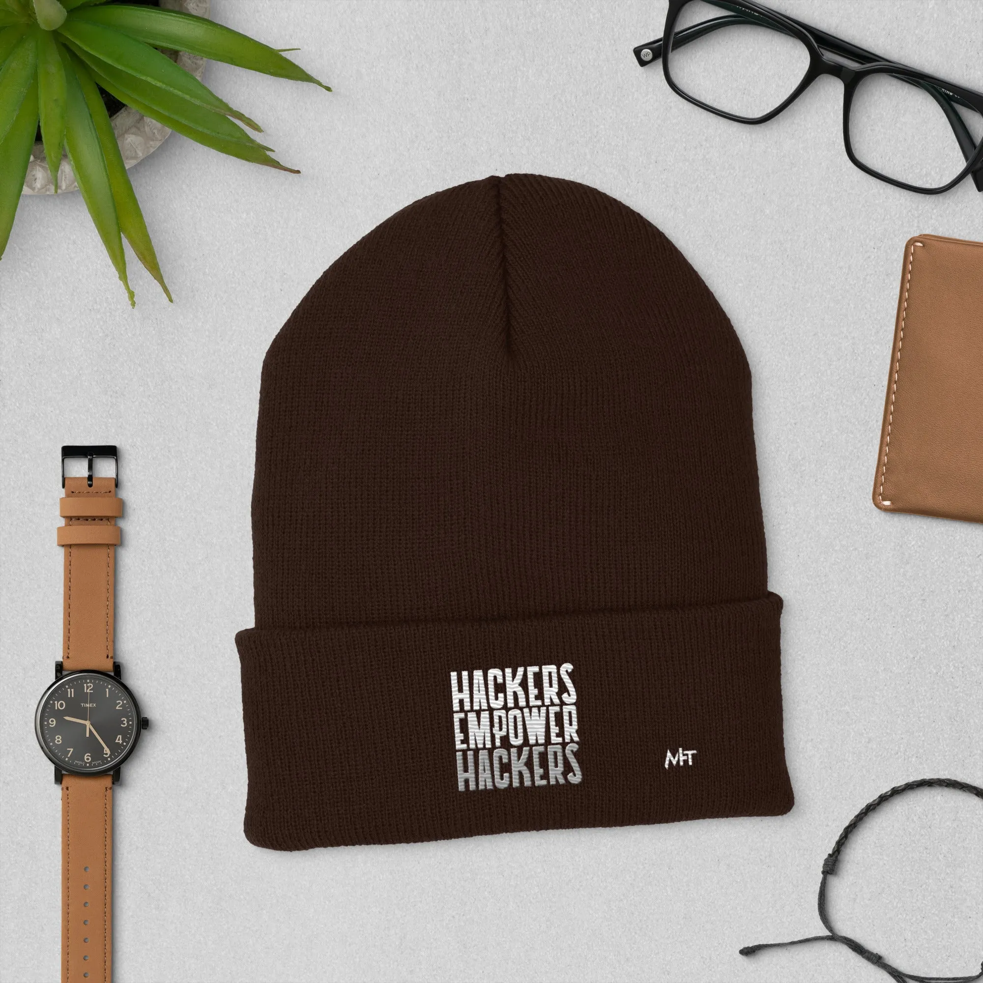 Hackers Empower Hackers - Cuffed Beanie
