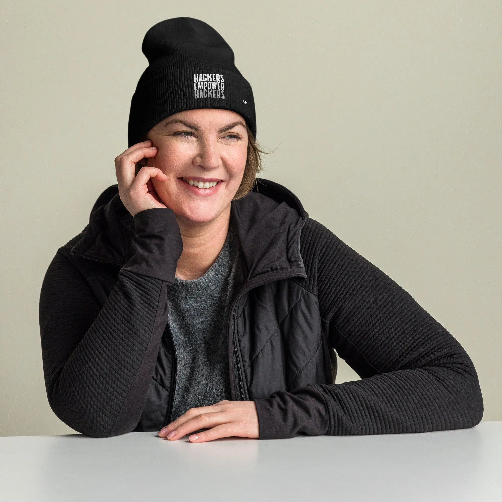 Hackers Empower Hackers - Cuffed Beanie