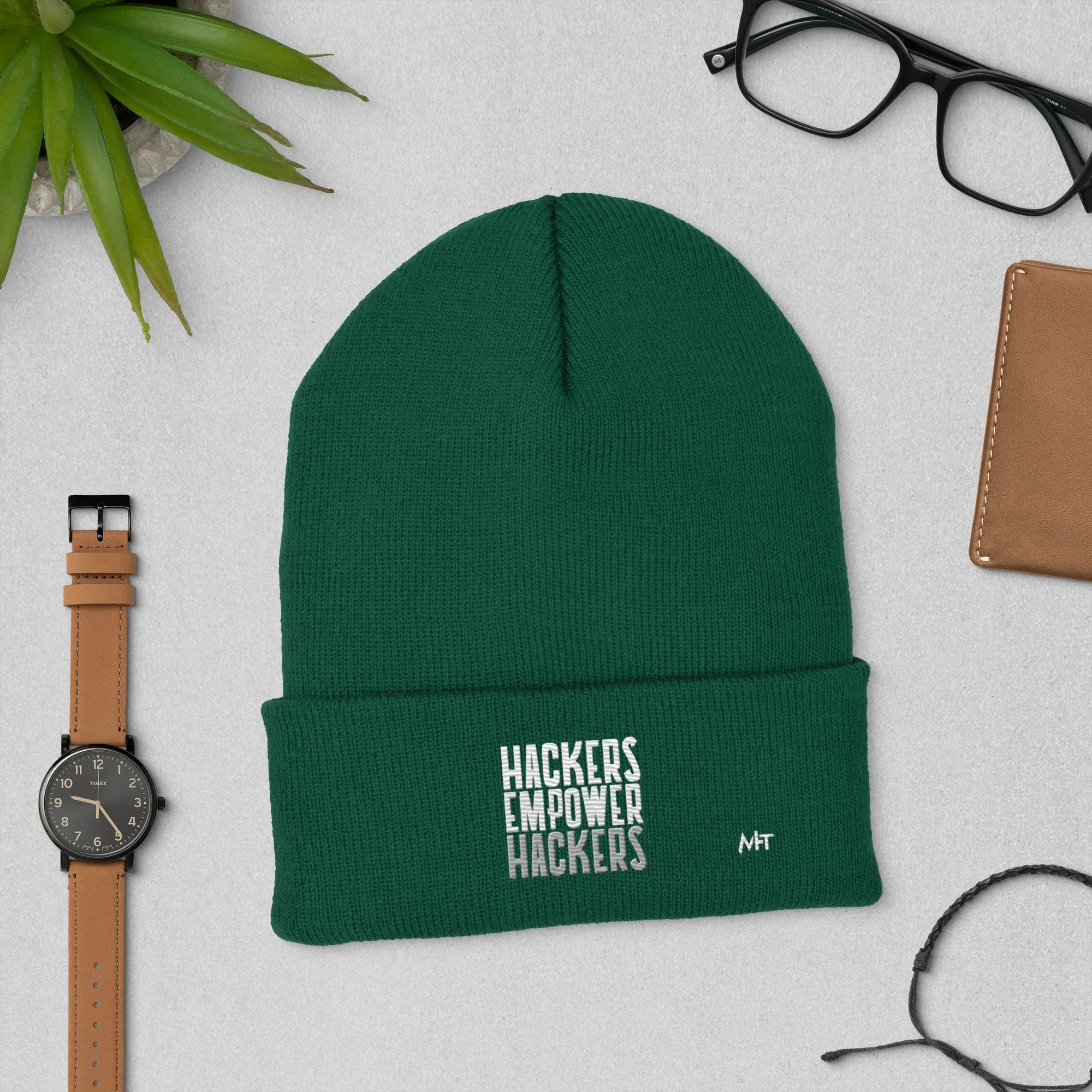 Hackers Empower Hackers - Cuffed Beanie
