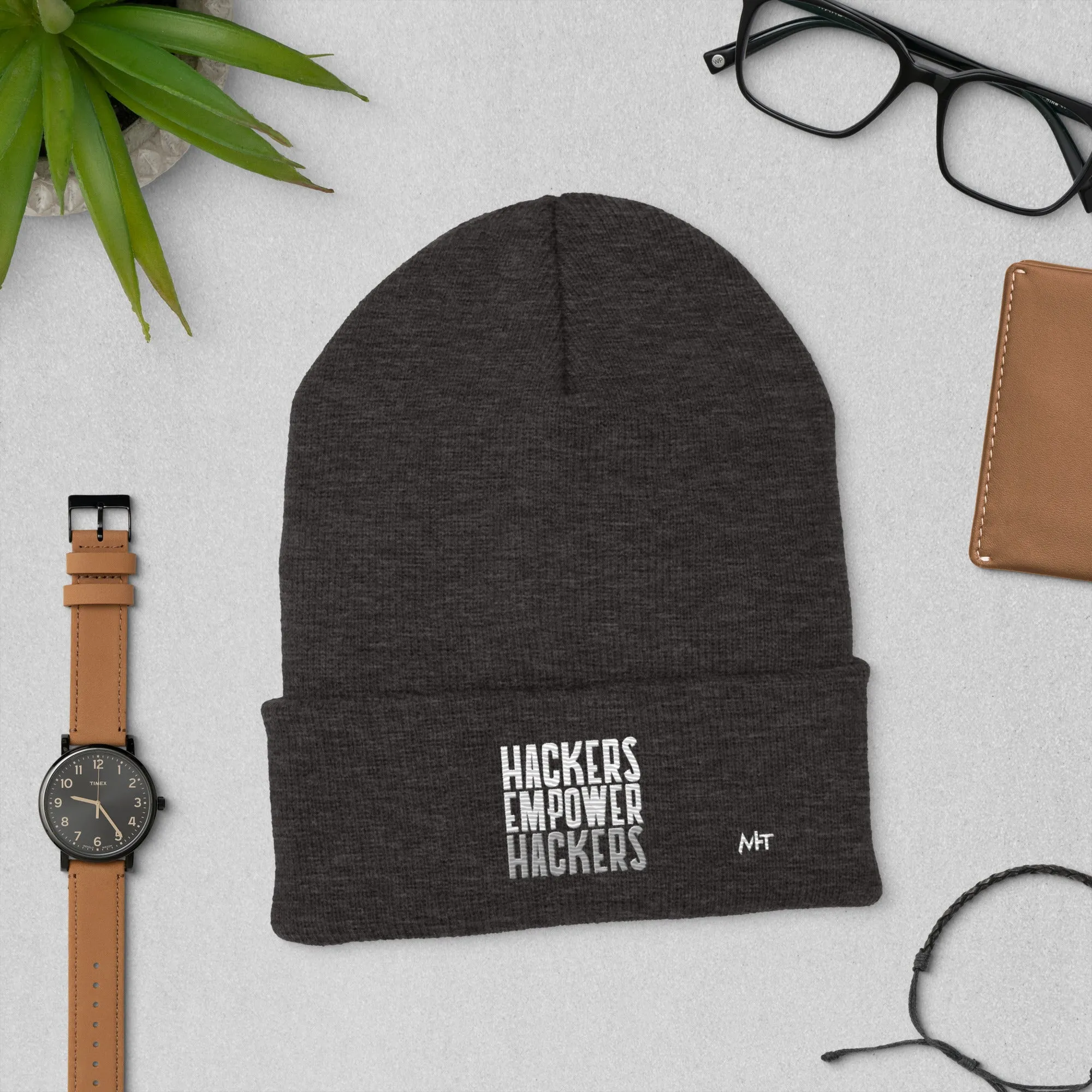 Hackers Empower Hackers - Cuffed Beanie