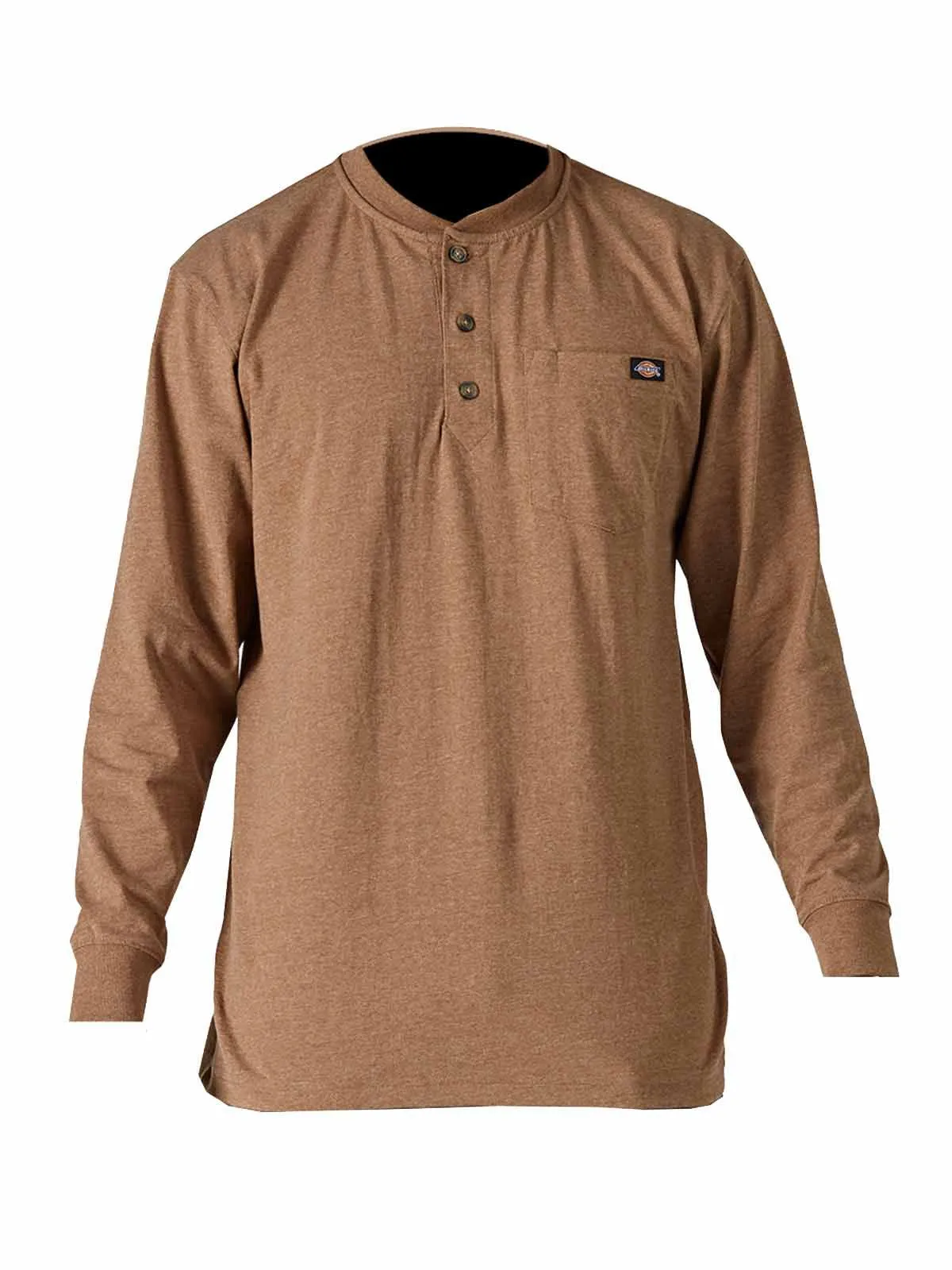 Heavyweight&#x20;Henley&#x20;Work&#x20;Shirt&#x20;-&#x20;Dickies