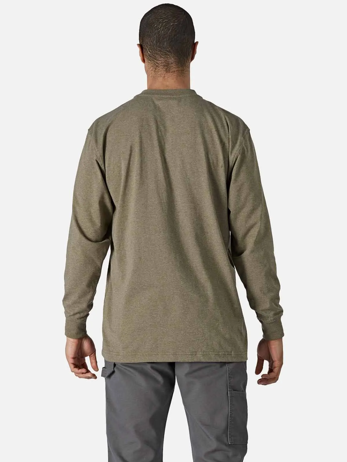 Heavyweight&#x20;Henley&#x20;Work&#x20;Shirt&#x20;-&#x20;Dickies