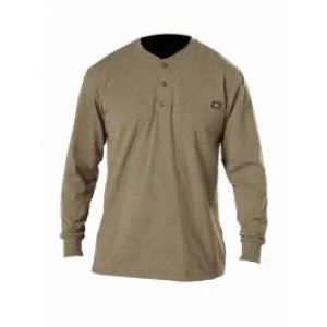 Heavyweight&#x20;Henley&#x20;Work&#x20;Shirt&#x20;-&#x20;Dickies