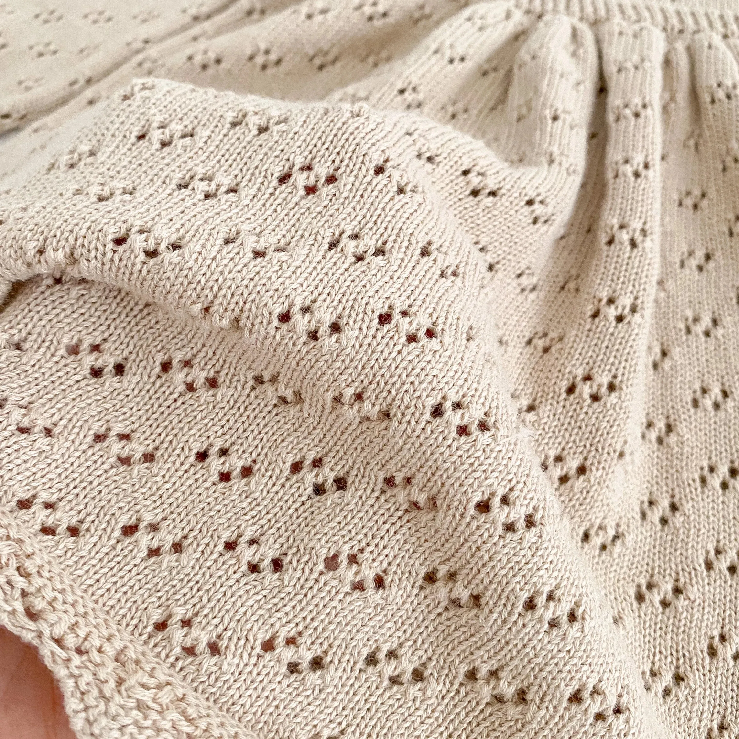 Hollow Out Knit Dress - OAT