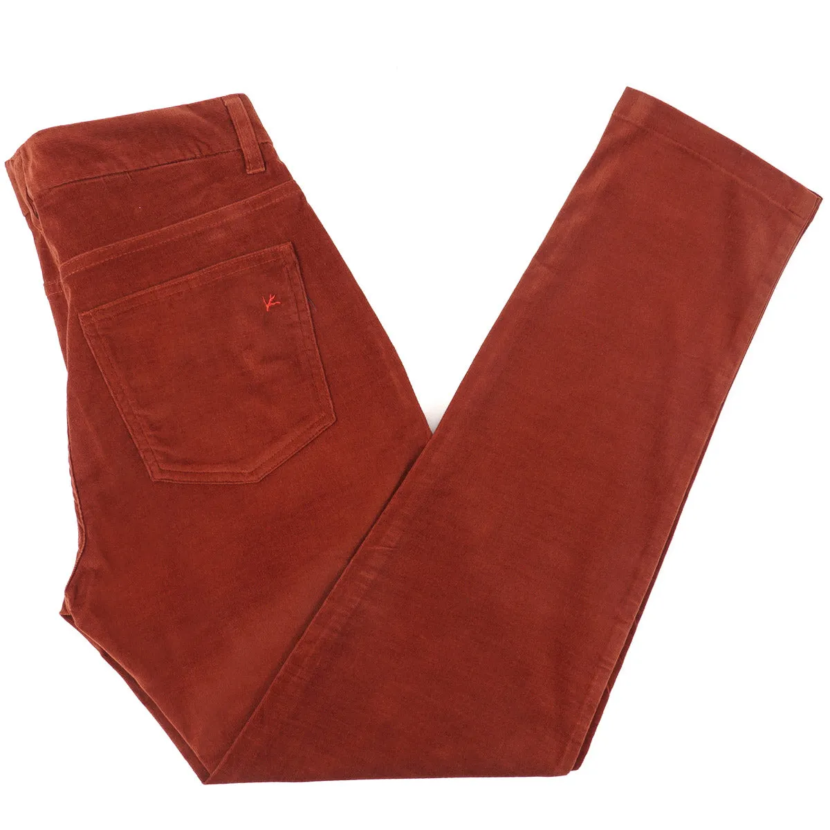 Isaia Brushed Velvet Corduroy Jeans