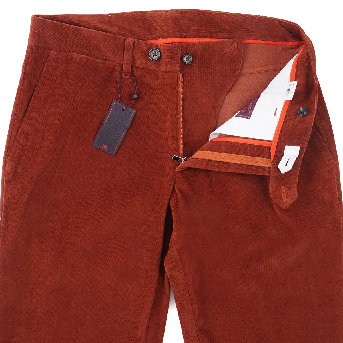 Isaia Brushed Velvet Corduroy Jeans