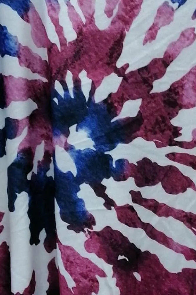 Italian Tie Dye Fine Knit Top