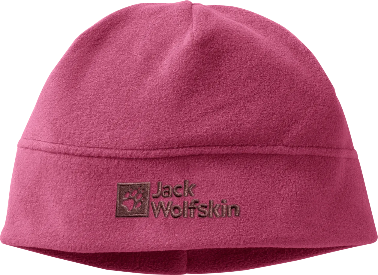Jack Wolfskin Kids&#x27; Real Stuff Beanie Dark Fuchsia | Buy Jack Wolfskin Kids&#x27; Real Stuff Beanie Dark Fuchsia here | Outnorth