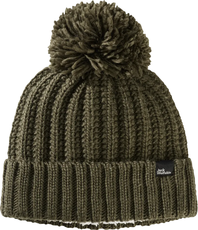Jack Wolfskin Women&#x27;s Highloft Knit Beanie Island Moss | Buy Jack Wolfskin Women&#x27;s Highloft Knit Beanie Island Moss here | Outnorth