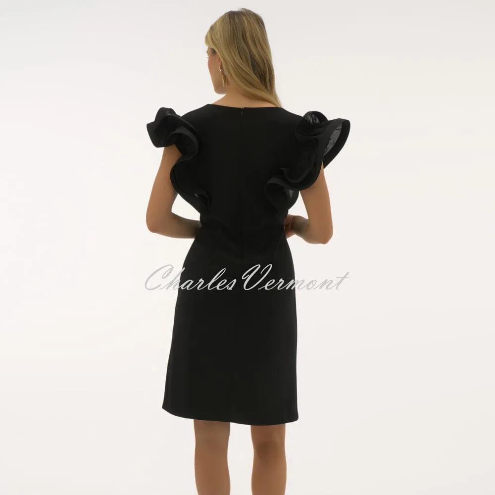 Joseph Ribkoff Ruffled Sleeve Dress - Style 251733