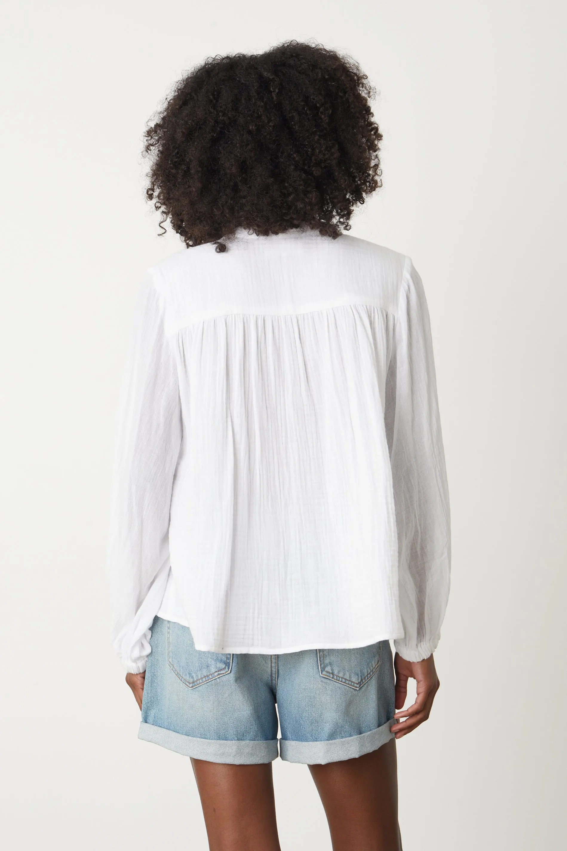 Kathleen | Cotton Gauze Blouse