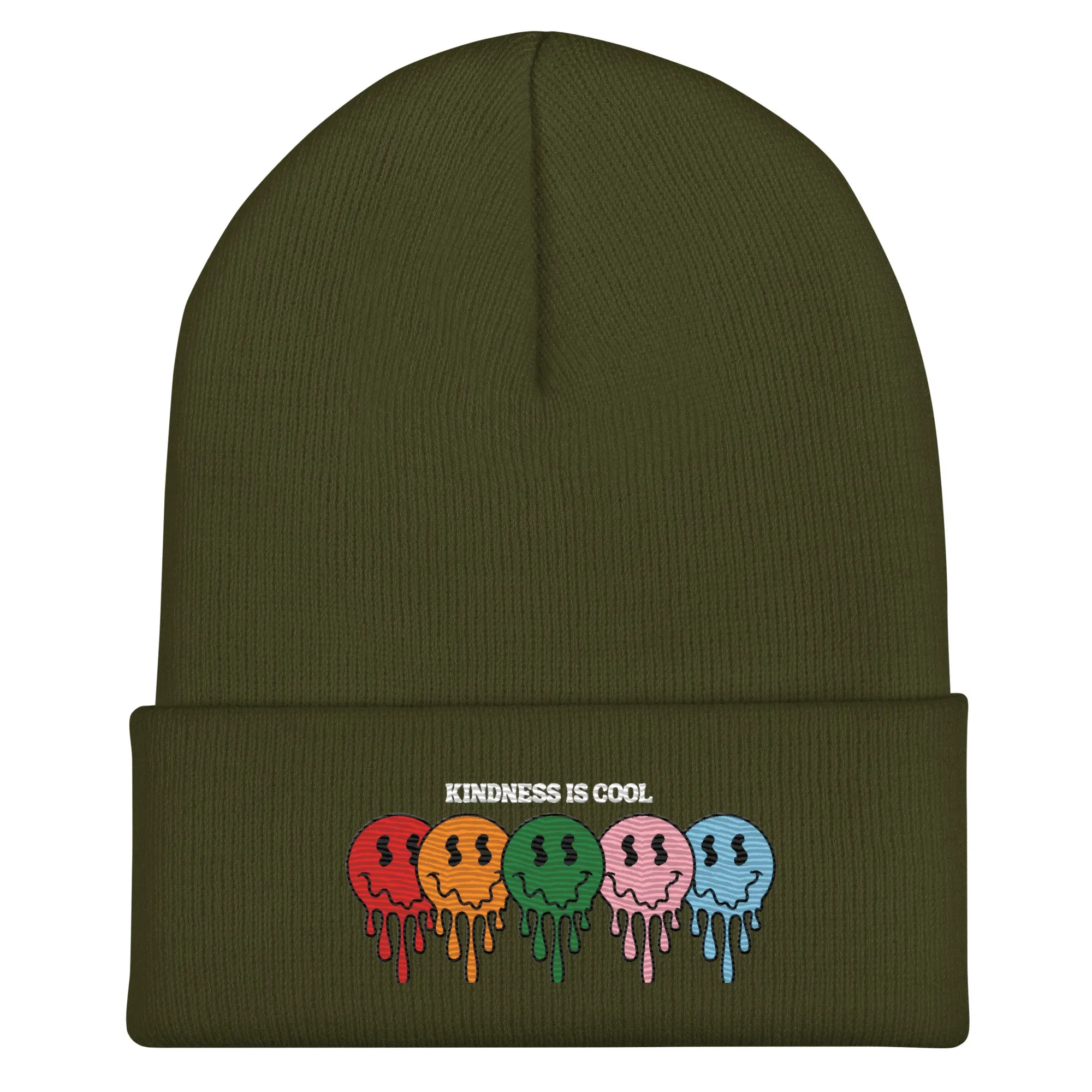 Kindness Is Cool Cuffed Beanie