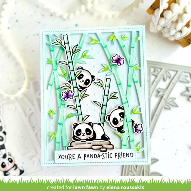 LAWN FAWN: Backdrop | Bamboo Forest | Portrait | Lawn Cuts Die