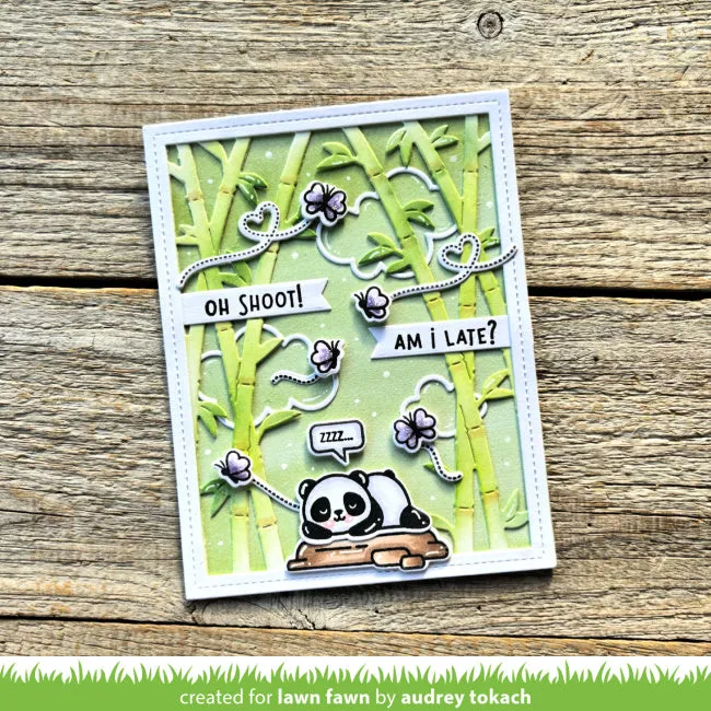 LAWN FAWN: Backdrop | Bamboo Forest | Portrait | Lawn Cuts Die