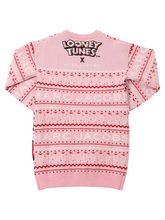 Marc Jacobs   Looney Tunes jacquard knit dress 