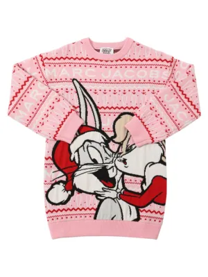 Marc Jacobs   Looney Tunes jacquard knit dress 