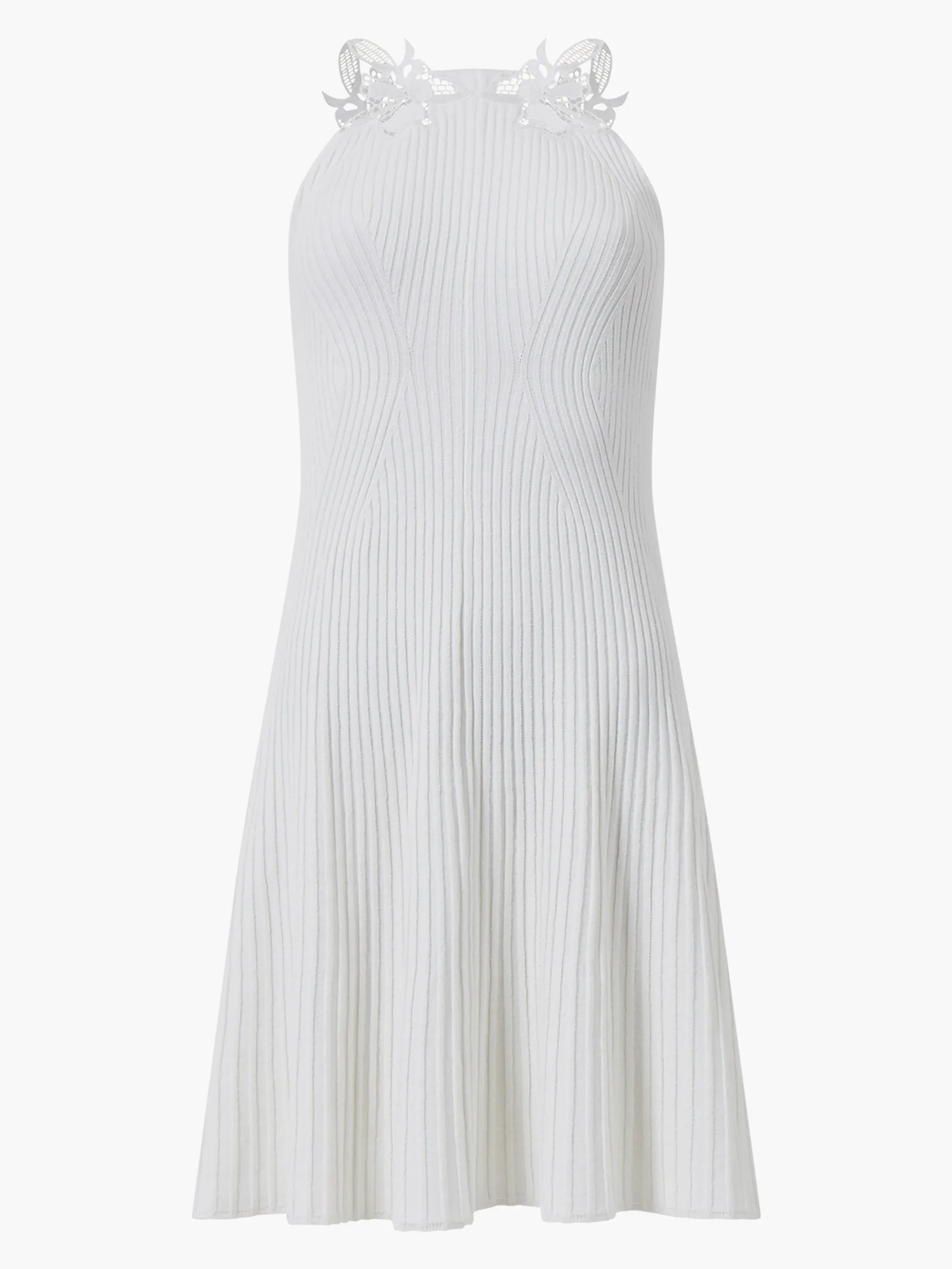 Mari Knit Lace Mix Dress