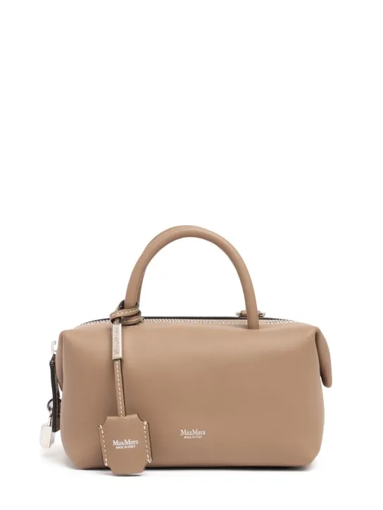 Max Mara   Small Holdall leather top handle bag 