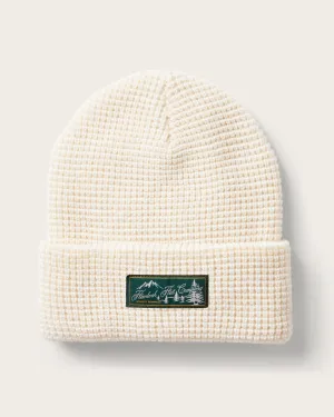 Meadows Waffle Beanie in Chalk