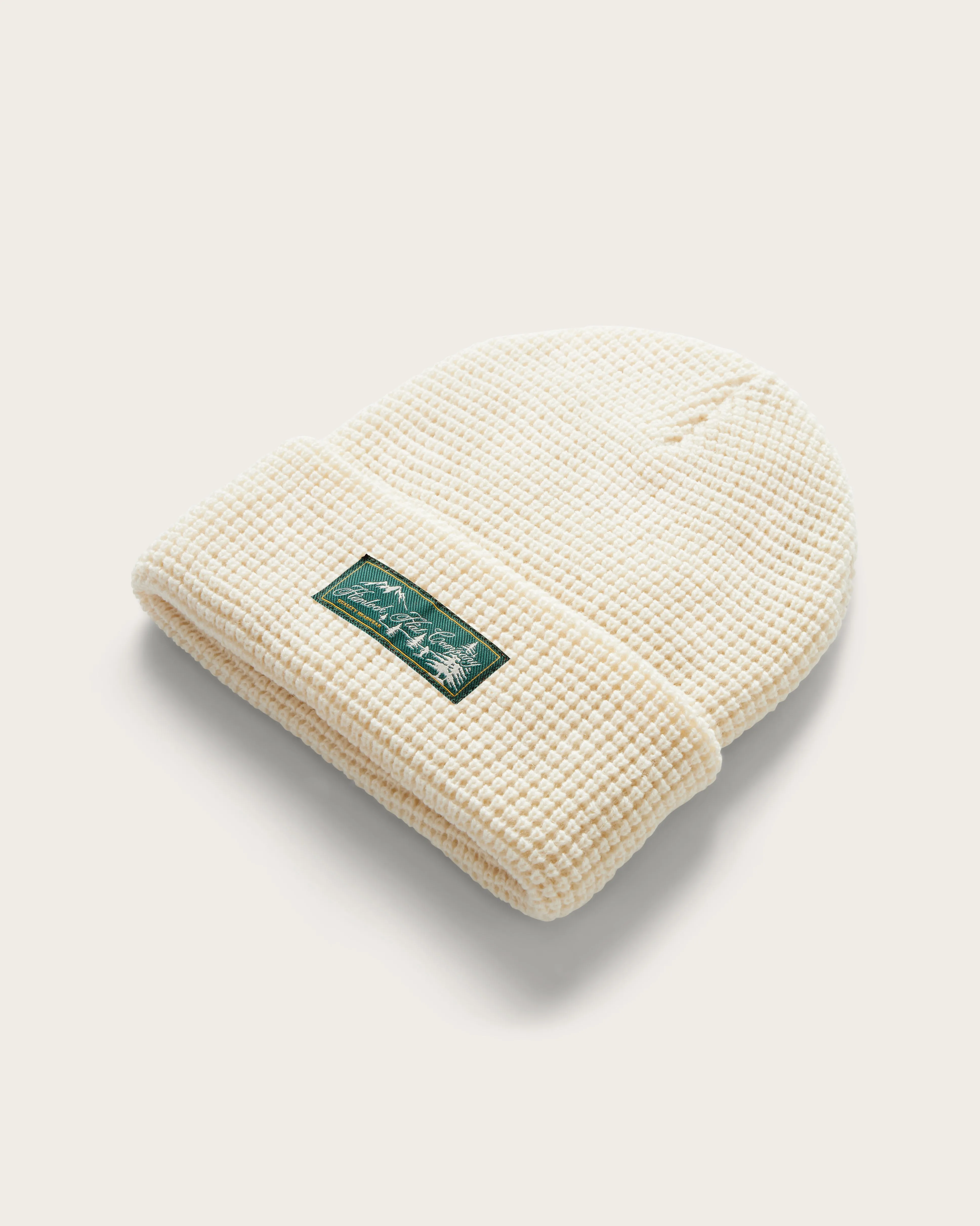 Meadows Waffle Beanie in Chalk