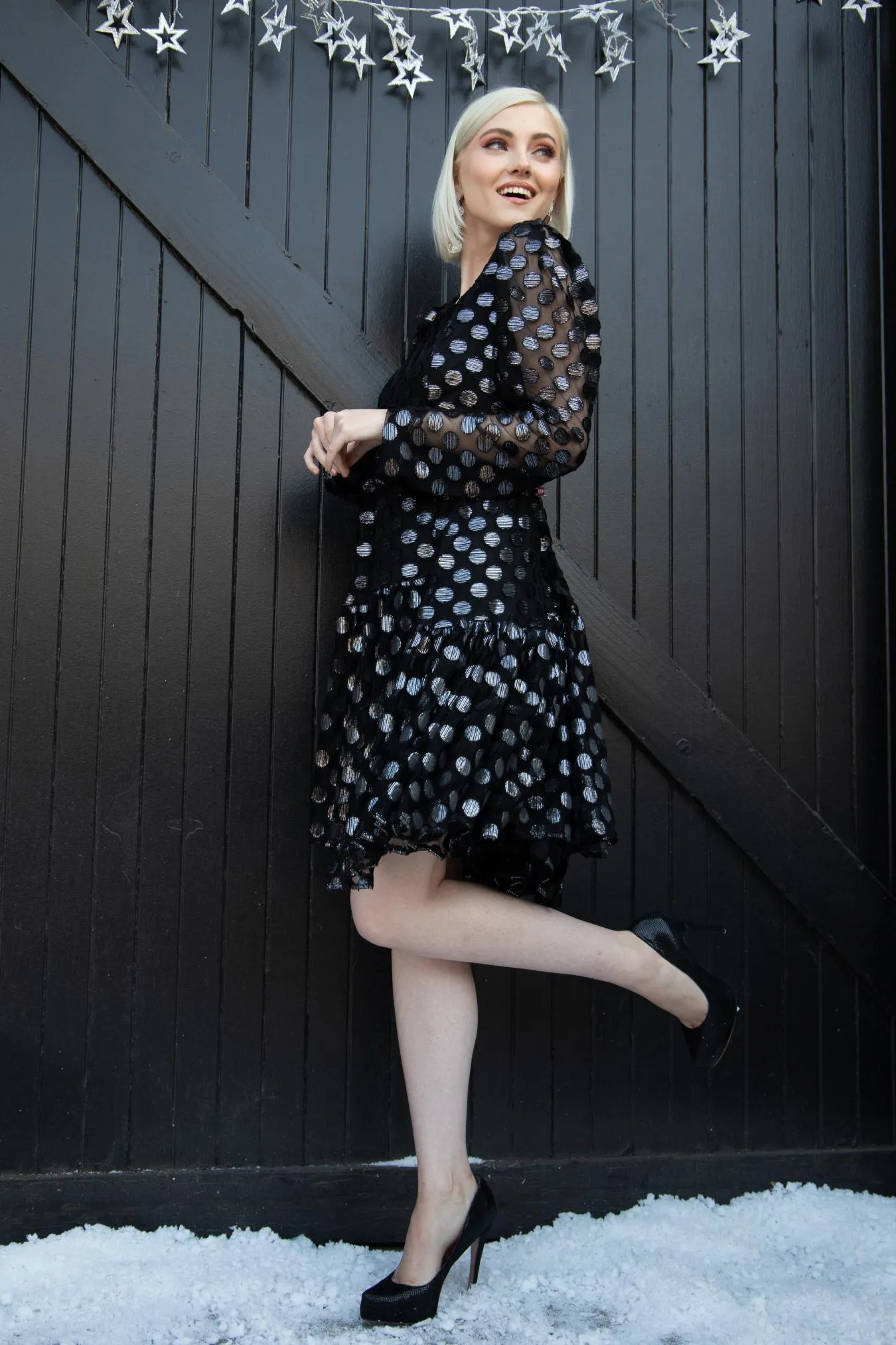 Mia Dress - Disco Dot