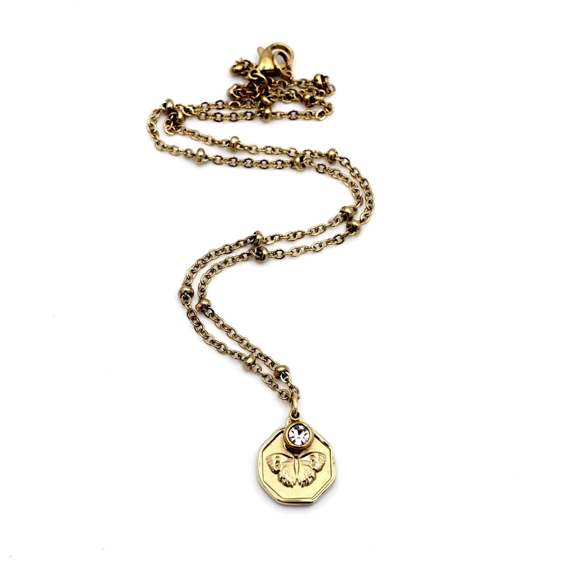 Minimalist Butterfly Necklace