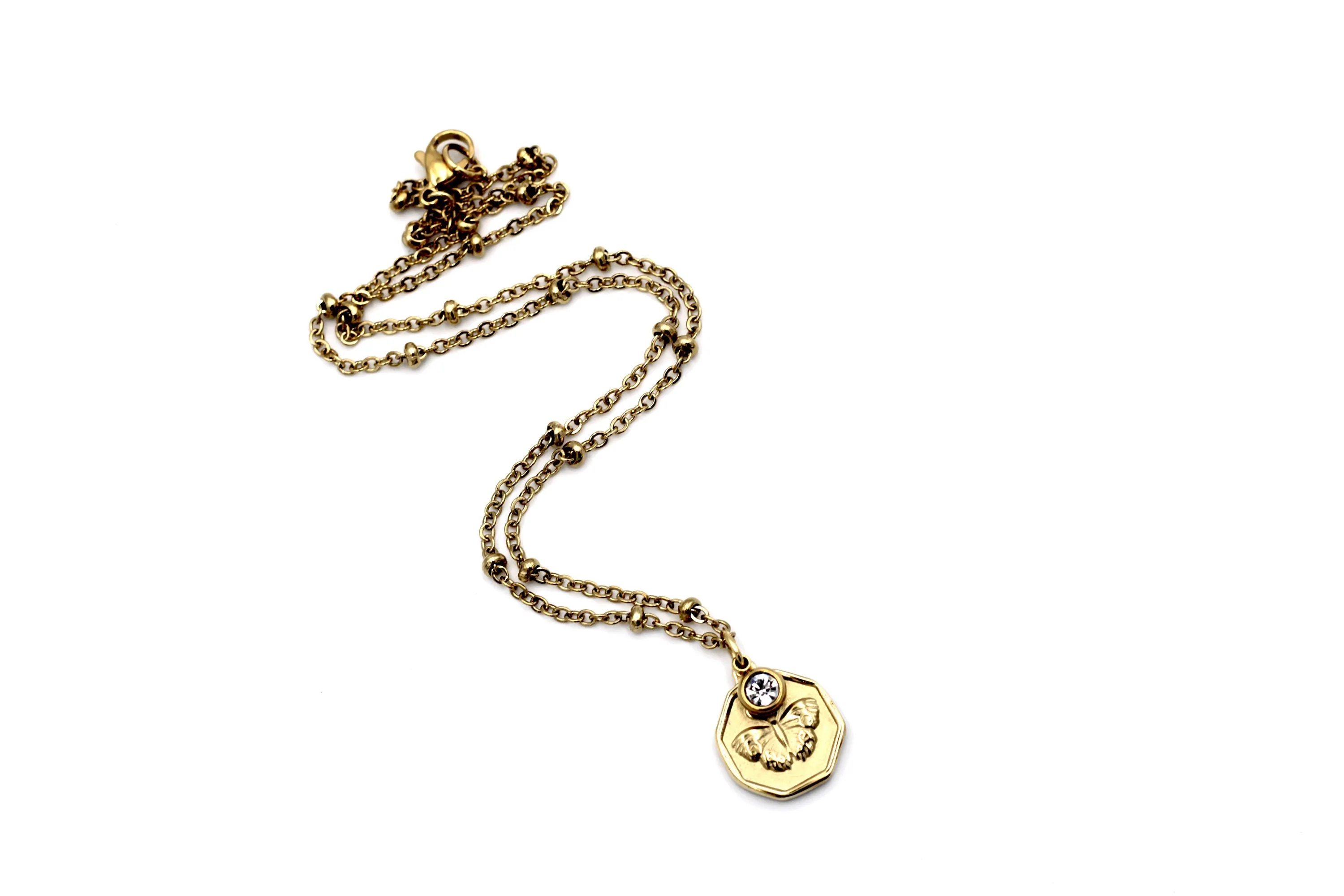 Minimalist Butterfly Necklace