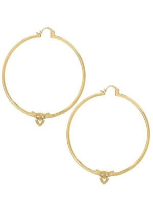 Minimalist Hoops in Gold
