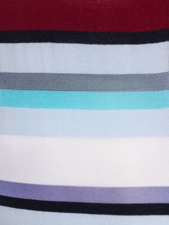 Missoni   Wool blend long sleeve knit maxi dress 