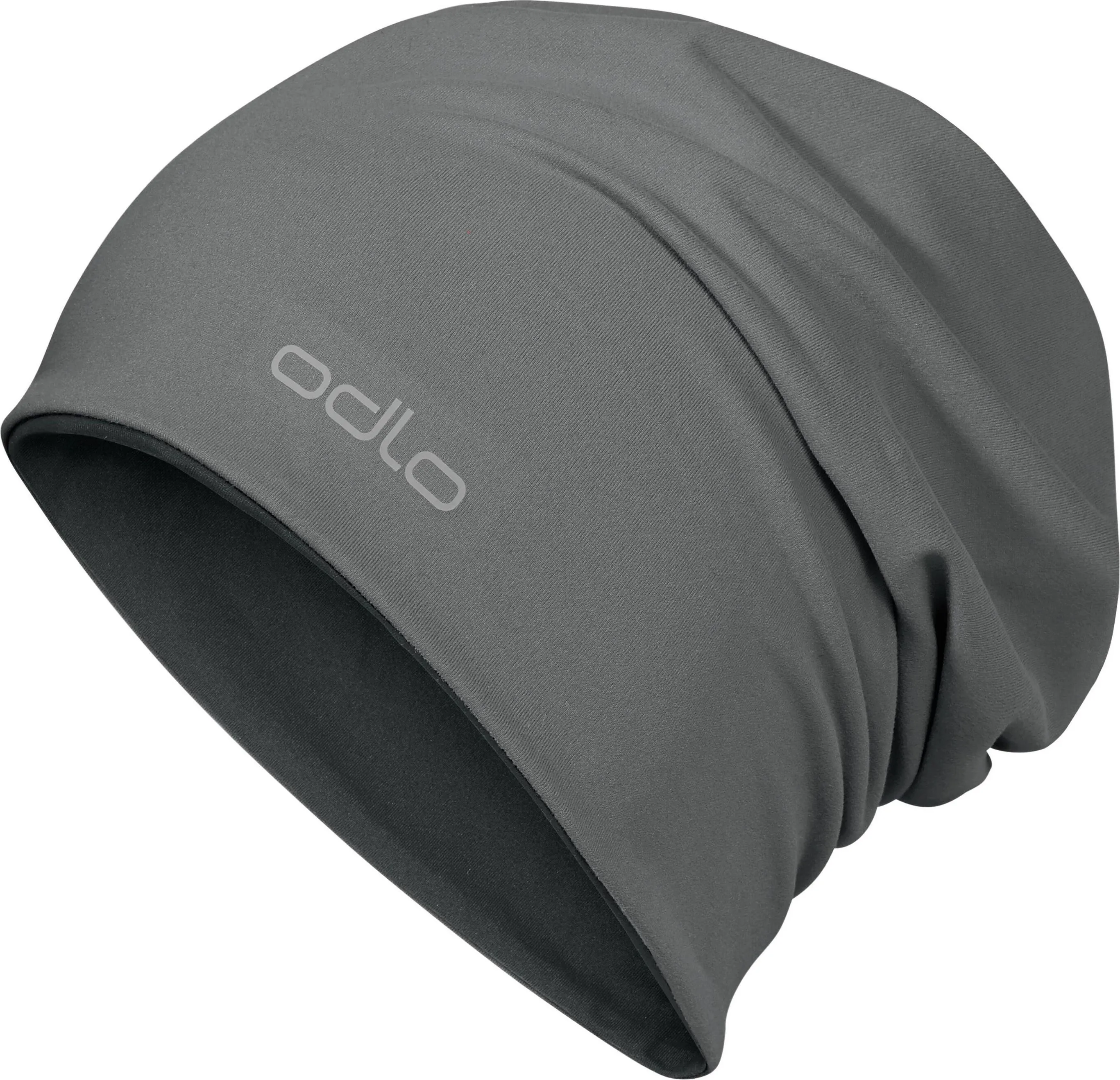 Odlo Reversible Beanie Hat Black/Odlo Steel Grey | Buy Odlo Reversible Beanie Hat Black/Odlo Steel Grey here | Outnorth