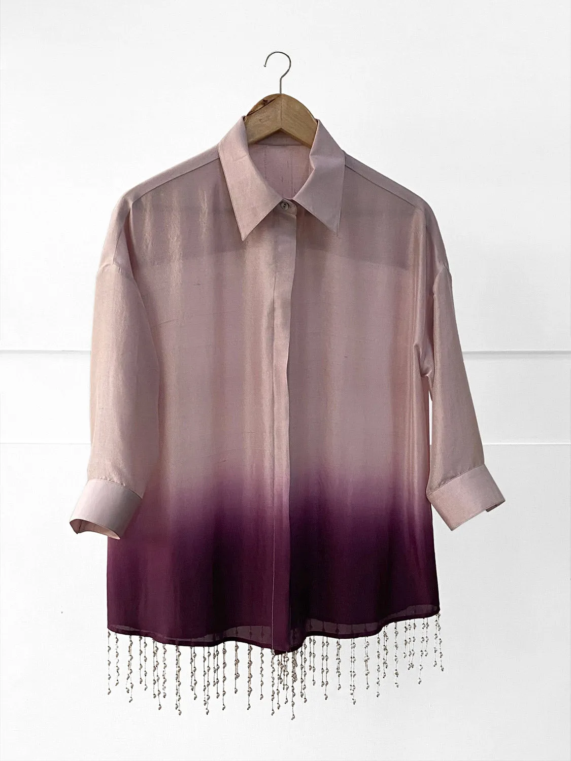 Ombrè Pearl Drop Shirt