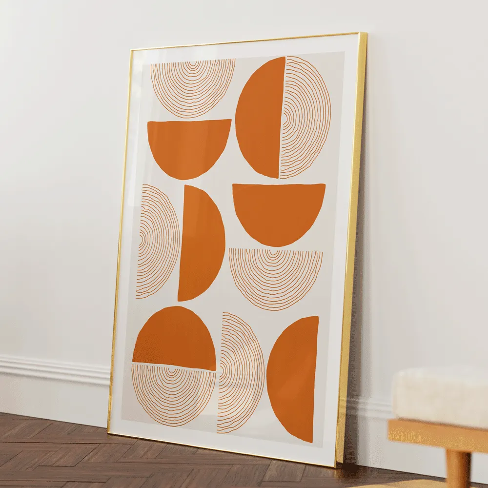 Passage - Terracotta Abstract Painting