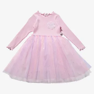 Petite Hailey DAISY OMBRE TUTU DRESS - Pink