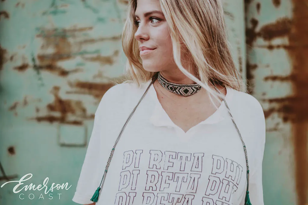 Pi Beta Phi Simple Graphic Henley