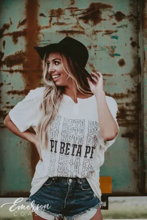 Pi Beta Phi Simple Graphic Henley
