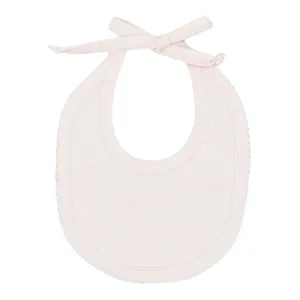 Pima Knit Bib with Picot Trim