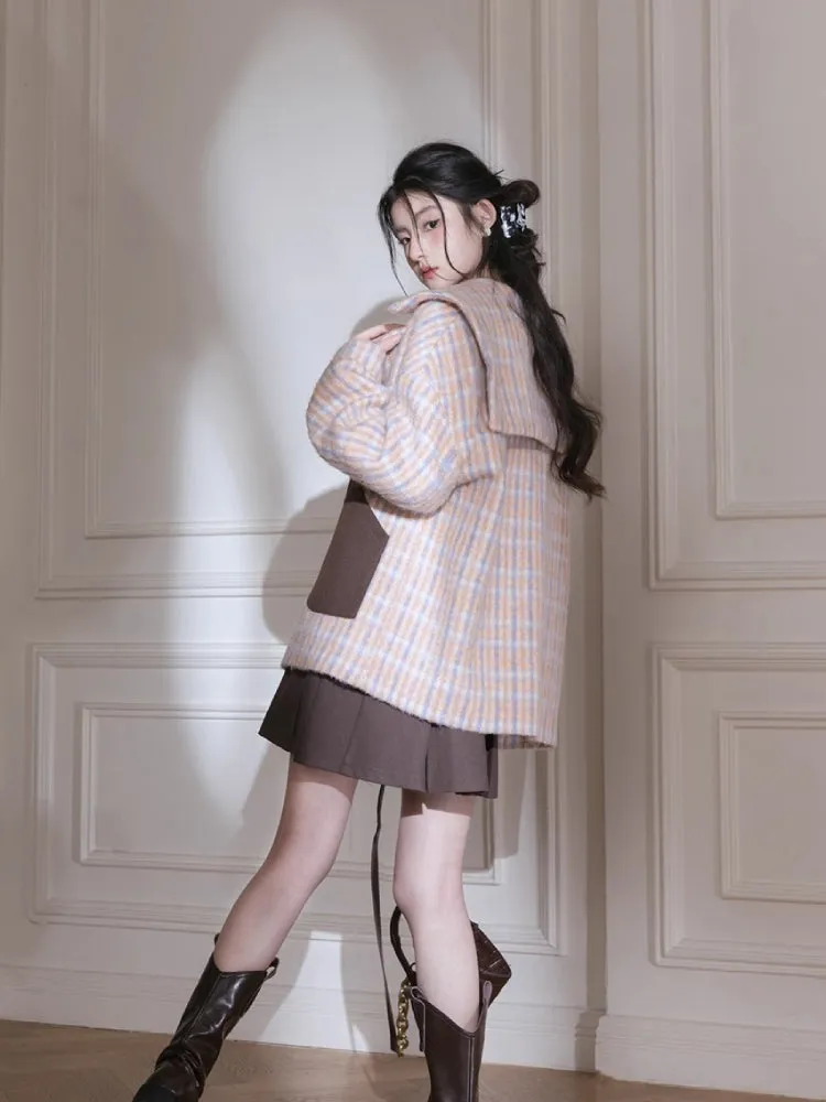 Pleated short skirt【s0000005780】