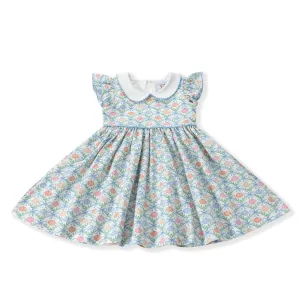 Pumpkin Trellis Proper Picot Knit Dress