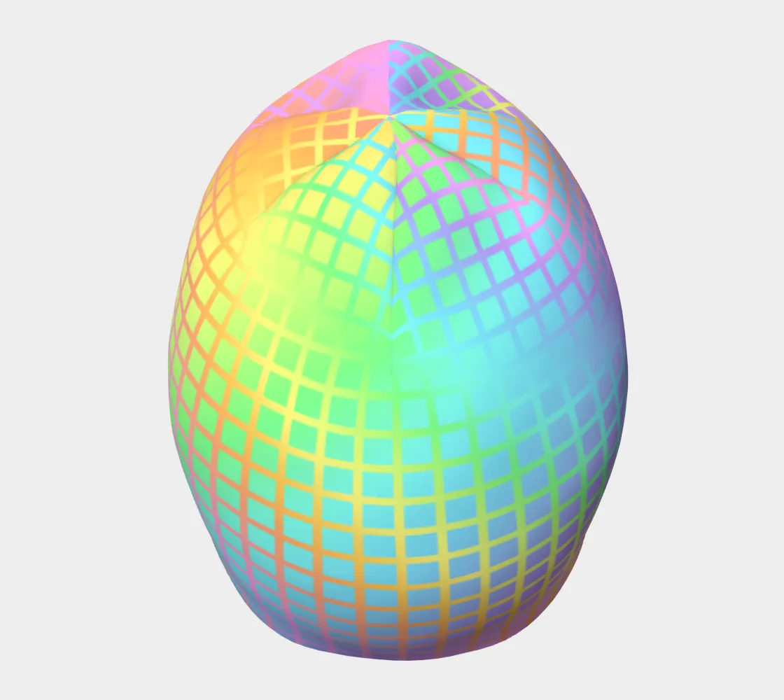 Rainbow Grid Touque