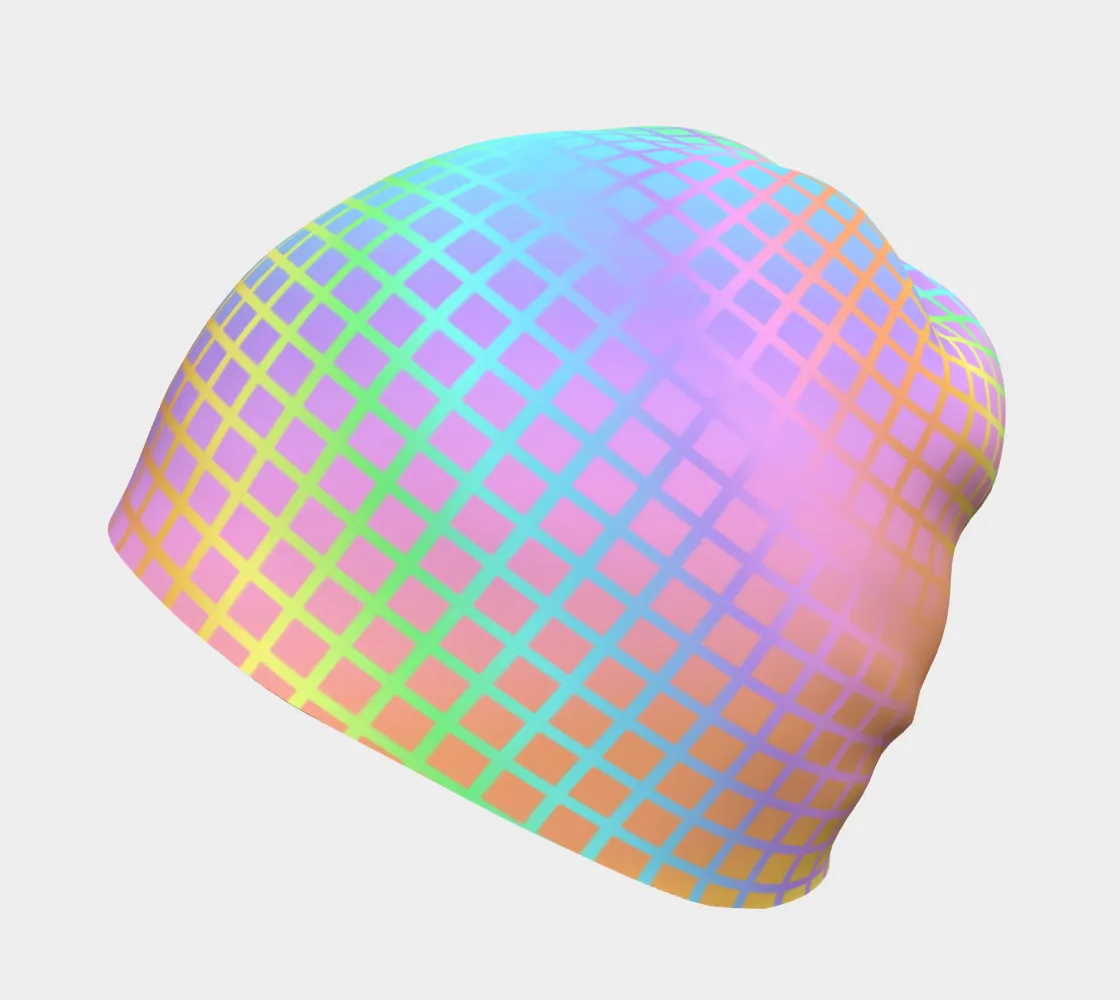 Rainbow Grid Touque