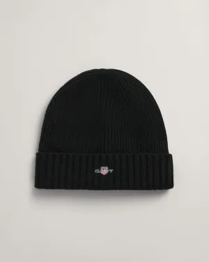Ribbed Wool Beanie