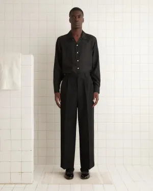 Riding Twill Trousers - Black
