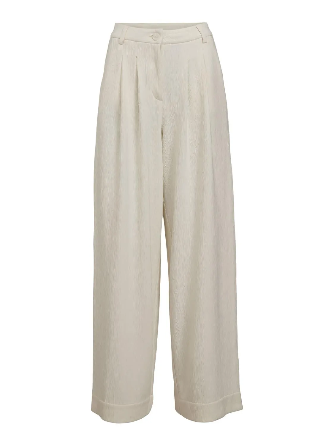 Rilla Mid-Rise Loose Trousers (Cloud Dancer)