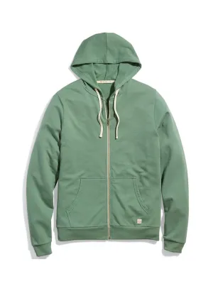 Sage Green Men&#x27;s Marine Layer Afternoon Zip Hoodie MLHZR