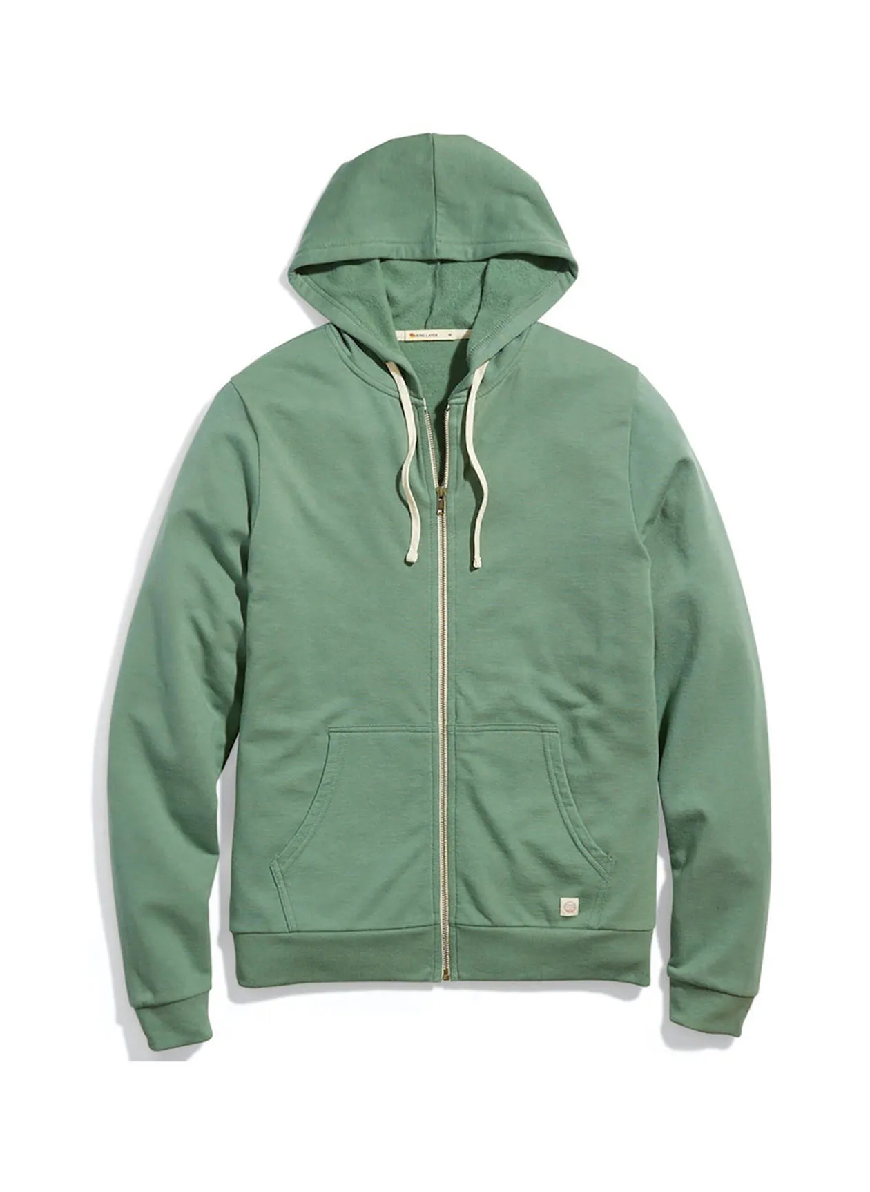 Sage Green Men&#x27;s Marine Layer Afternoon Zip Hoodie MLHZR