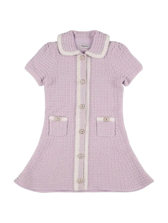 Self-portrait   Cotton blend knit dress 