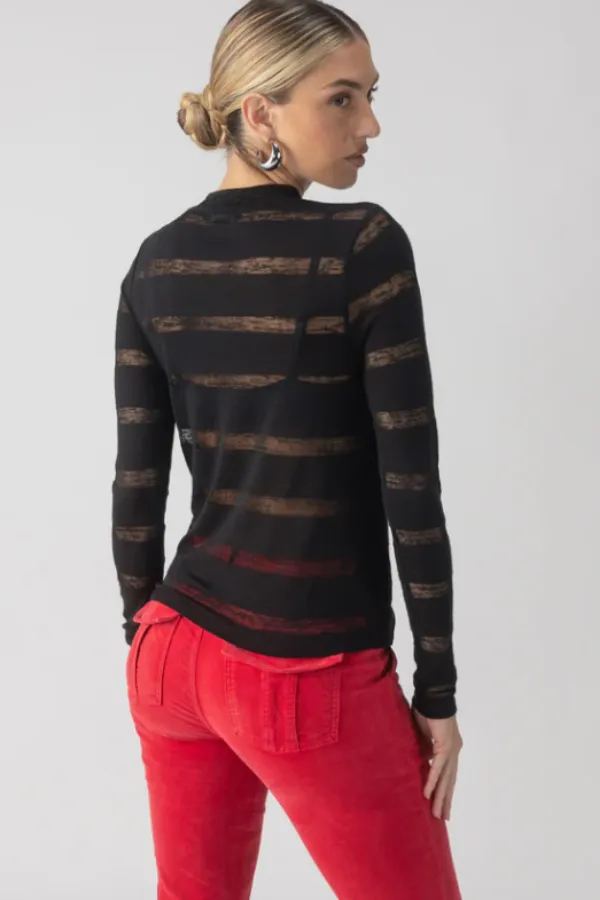 Semi Sheer Stripe
