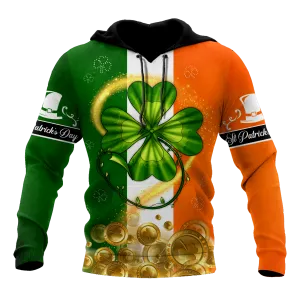 Shamrock Gold Coin Drink Beer 3D Shirt, St Patrick's Day Shirt, Irish Shirt, Lucky Shirt, Drinking Shirts, Let's Day Drink